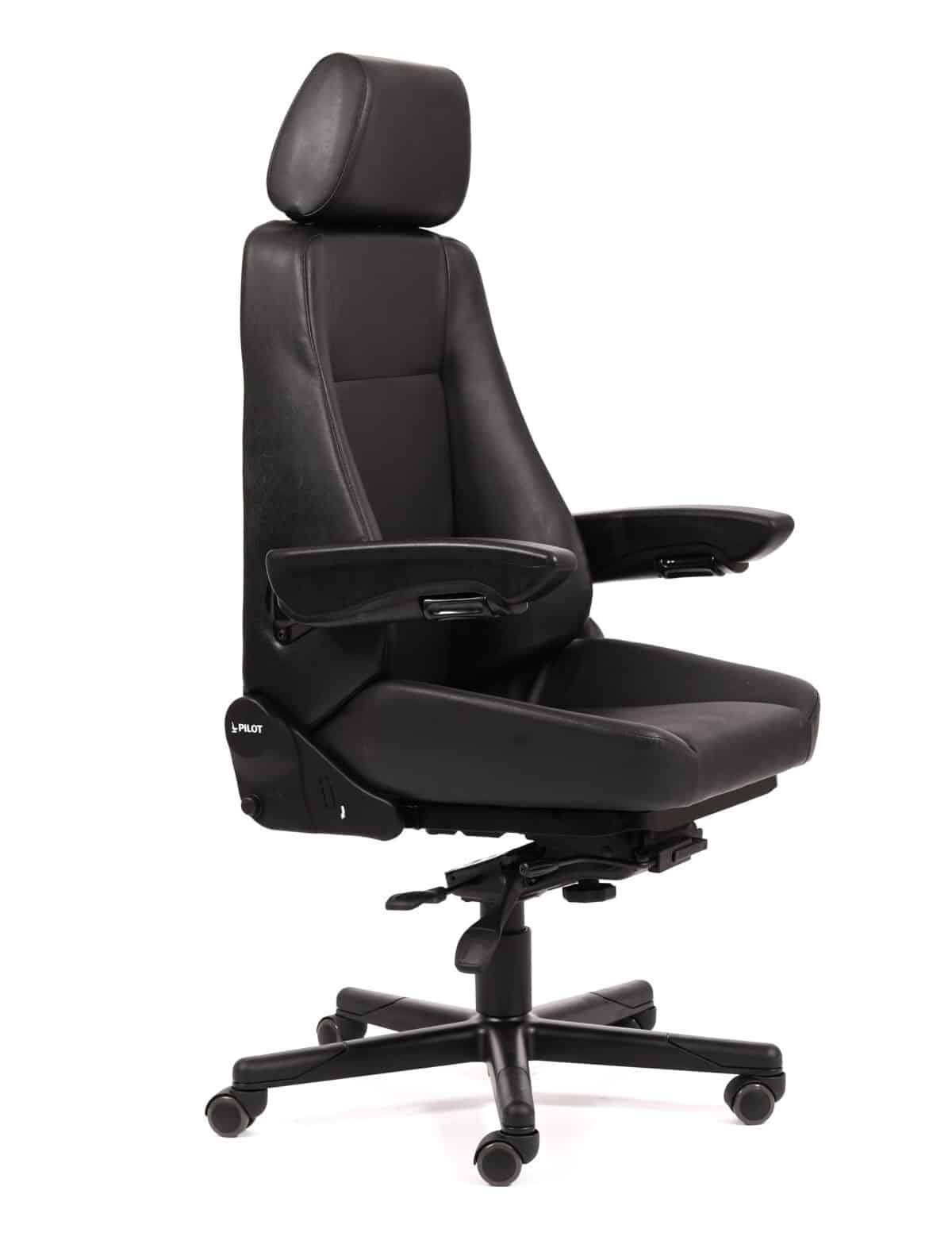 Ergoseat Pilot 24-timers læder kontorstol – Fantastisk tilbud!