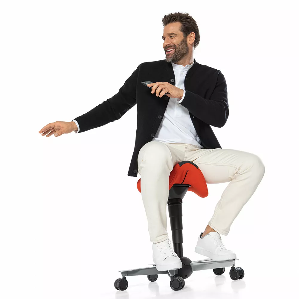 Rovo Surf Sadelstol – Ergonomisk Komfort til Arbejdspladsen