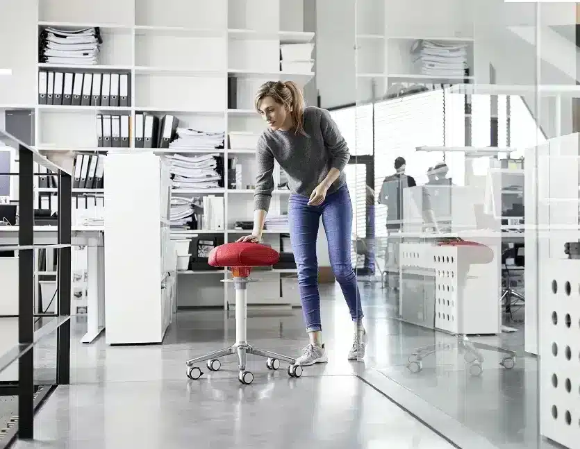 Ongo Roll – Ergonomisk Sadelstol til Kontoret på Udsalg